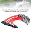 16pcs Spark Plug Ignition Wire Set 1121500218 For Mercedes Benz ML SLK 320 350
