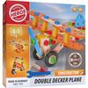 HEROS Constructor - Avion Biplan à construire - En bois 100 % certifié FSC® - 90 pièces - Dès 4 ans