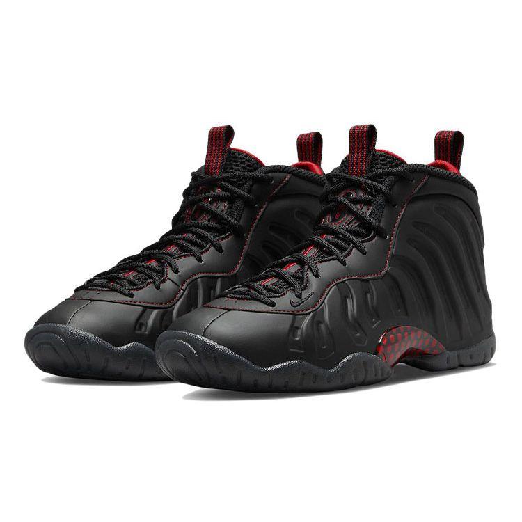 Nike Little Posite One Gs Черный Университетский Красный DV3773-001
