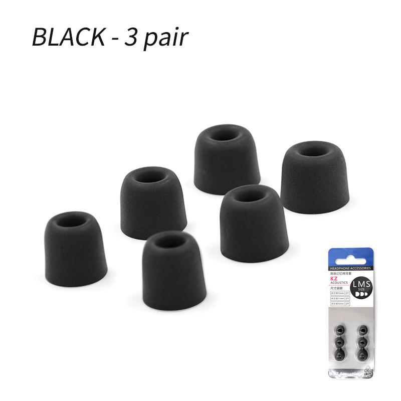 KZ Noise Isolating Comfortable Memory Foam Ear Tips Upgrade Enhance Bass Ear Pads Earbuds for KZ EDXPRO ZAX ZSX ED9PRO ZS10PRO