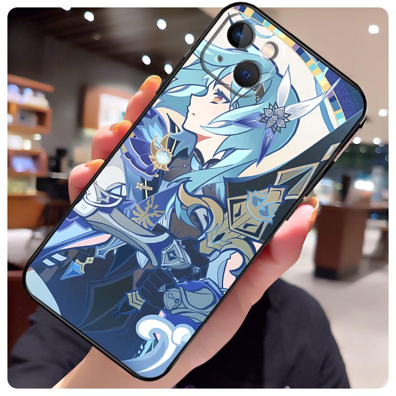 Чехол Genshin Impact Eula для iPhone 17 Pro Max 15 14 13 11 12 16 Pro Max mini 15 16 Plus 16e 17 Air Чехол для телефона