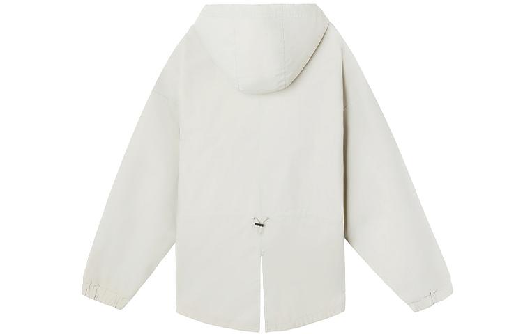 New Balance Куртки Женские Белые С Капюшоном Умеренные Другое NAA34012-BEI