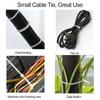 500100Pcs Plastic Nylon Cable Ties Self-locking Cord Ties Straps Adjustable Cables Fastening Loop Home Use Office Use Wire Zip Ties