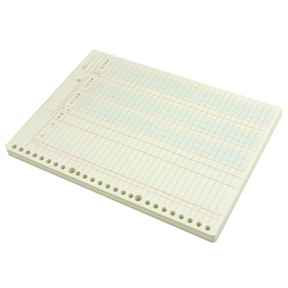 KOKUYO Трехцветная печать, вкладные листы, формат B5, книга для покупки, 26 отверстий, 100 листов, Li-103