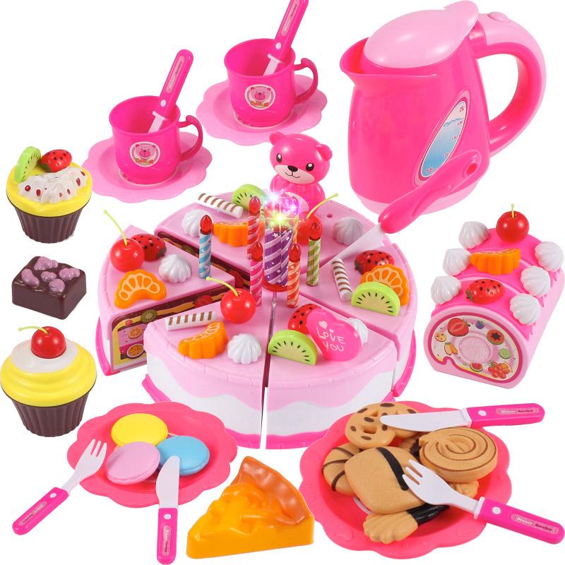 Детская развивающая игрушка резка фруктов моделирование торта кухонные игрушки для еды