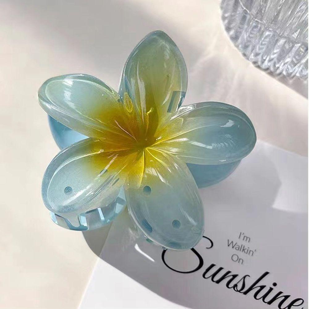 2/4/6 шт. Модные женские заколки-гвоздики с цветочным узором для волос в гавайском стиле для отдыха на пляже