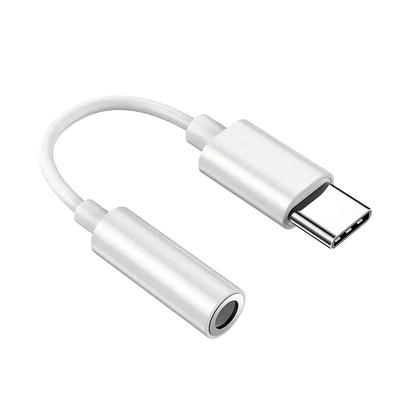 Оригинальный адаптер 3,5 мм на Type C USB TypeC на 3,5 мм AUX Jack конвертер аудиокабель разъем для Samsung Galaxy Xiaomi Huawei