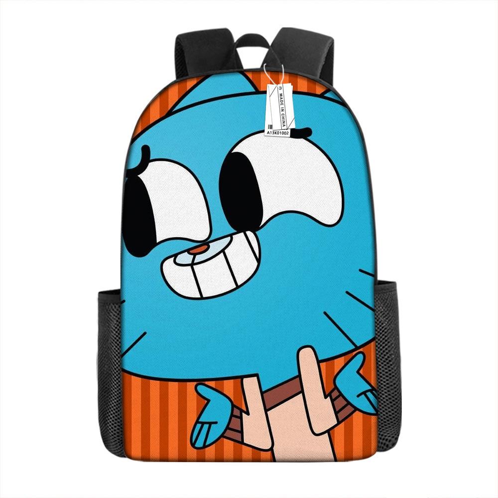 Gum Fun World Kids Backpack Set 3-Piece School Backpack Lightweight Cartoon Cute Large Capacity