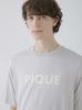 Gelato Pique HOMME Rayon Pique Logo PMCT251954 LGRY M Cool-Touch T-Shirt Men's