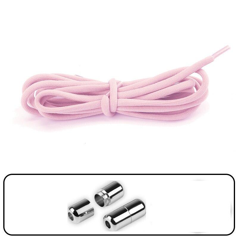 Unisex Shoelaces for Sneakers Semicircle Kids and Adult Shoelaces Without Ties Quick Lazy Metal Lock Laces