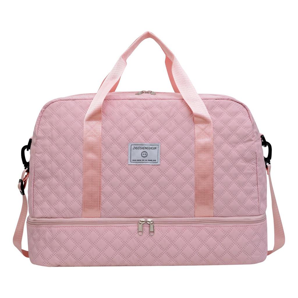 Women's Short Trip Travel Duffel Bag - Large Capacity, Wet/Dry Separation, Lightweight for Luggage or Yoga