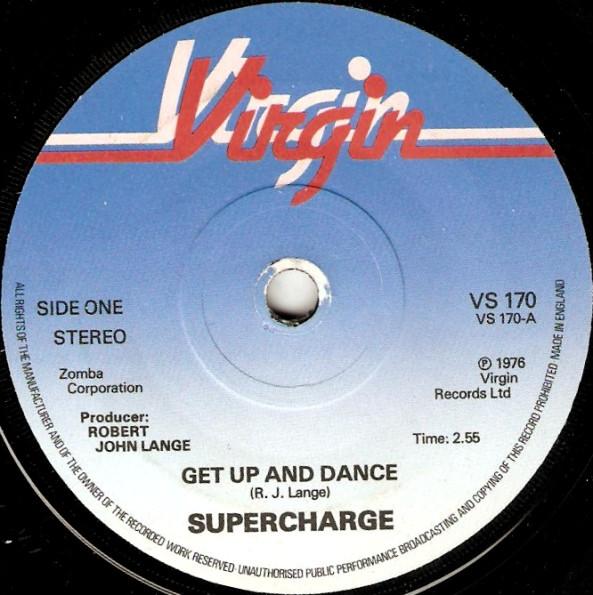 7inch Record SUPERCHARGE - Get Up And Dance VS170 Virgin 1976 UK Soul/Funk Used