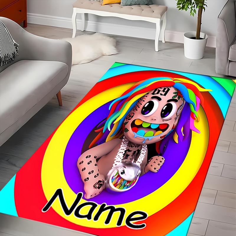 Custom personalization 6ix9ine TattleTales Area Rug - Perfect For Kitchen, Bathroom,Laundry Room Decor Large Size Available,Gift All Seasons