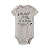 Комбинезон для малышей My Auntie Loves Me To The Moon and Back, комбинезон с короткими рукавами для мальчиков и девочек
