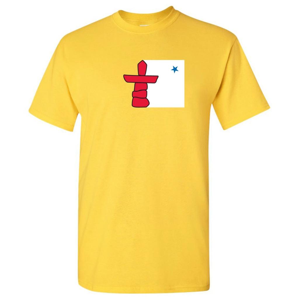 Nunavut Flag - Canadian Pride Short Sleeve T-Shirt - Daisy
