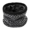 Unisex Winter Scarf Neck Warmer Thickened Fleece Outdoor Cycling Face Mask Versatile Knitted Neck Protection Overhead Scarf