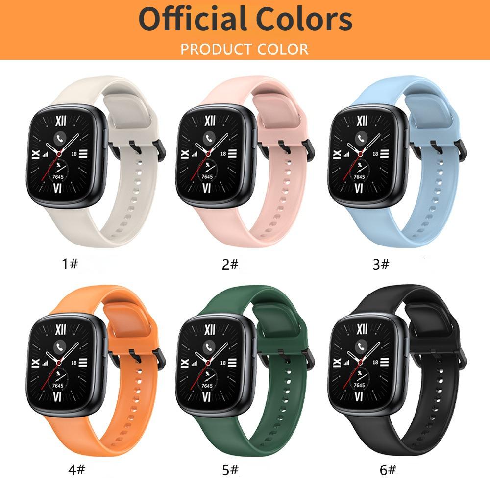 Спортивный официальный силиконовый ремешок для Honor Watch 4 Смарт-часы Запасной браслет Ремешок для Huawei Honor Watch 4 Браслет Ремень