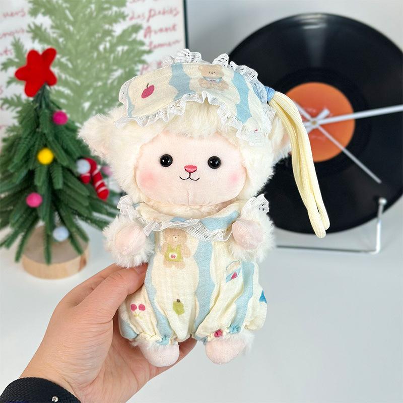 Милая спящая овечка Плюшевая игрушка Успокаивающая кукла для сна детей Мини-овечка Мягкая игрушка