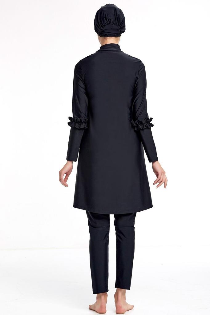 Женский Мусульманский Скромный Исламский Полный Чехол Буркини Пляжный Купальный Костюм Купальники Хиджаб Пляжная Одежда Купальник 