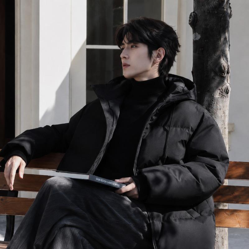 Winter new casual fashion solid color loose thickened warm and cold-proof men's and women's cotton jacket