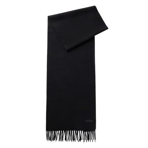 BOSS Men's Embroidered Logo Scarf