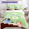 Bluey Customized Name Bed Linens Suitable for Study room Wrinkle Resistant Home Decor Best for Christmas