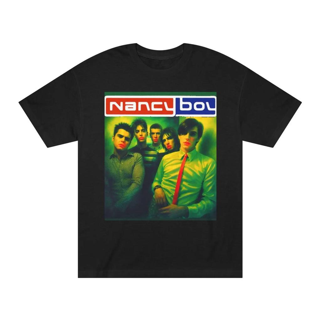 Nancyboy 1996 T Shirt Retro 90s Britpop Vintage Washed Unisex Versatile Slightly Casual Streetwear Graphic Homme Stylish