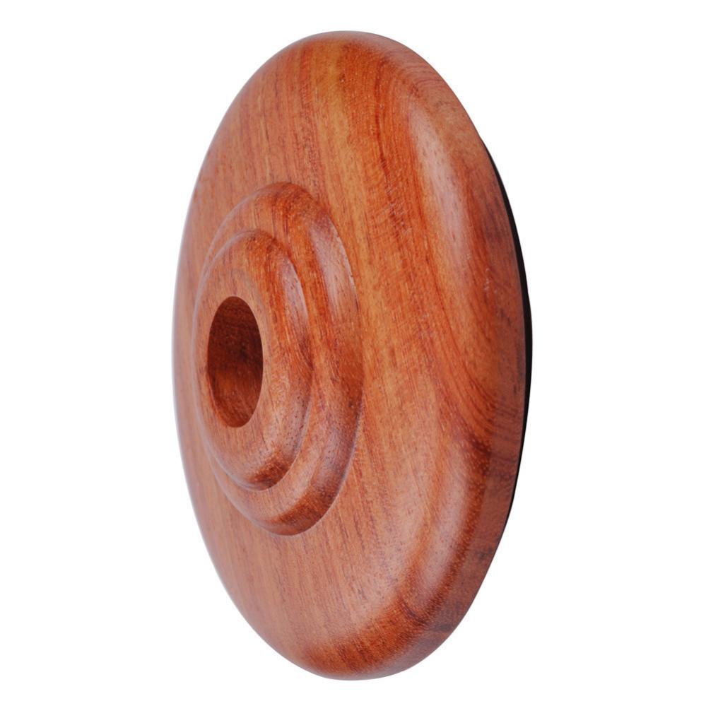 Круглый противоскользящий коврик из палисандра, аксессуары для виолончели, подставка для виолончели из цельного дерева, нескользящая пробка