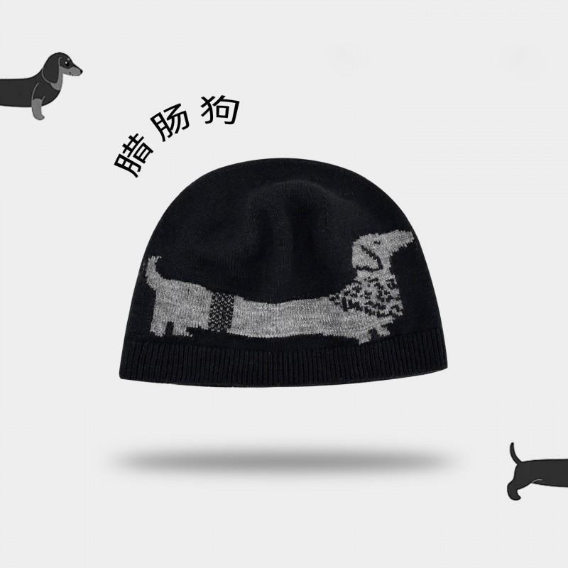 Korean Cartoon Cat Knit Beanie Men Women Winter Warm Ear Flap Hat