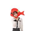 Bestmaple Kaburimon Cosplay Halloween Headgear Octopus Fish Red Costume Fancy Dress Costume
