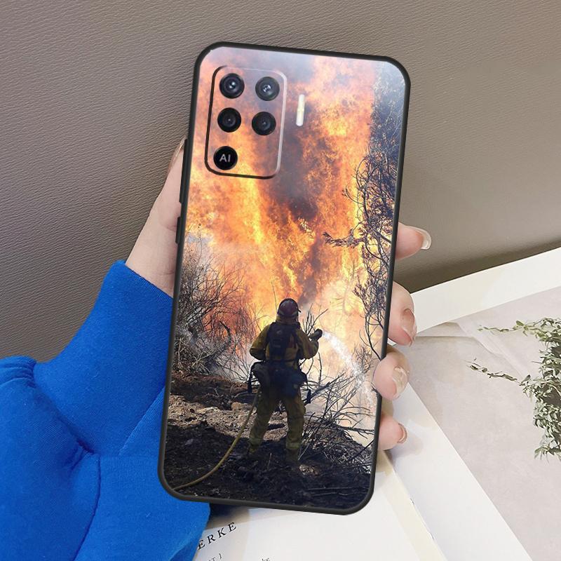 Чехол Firefighter Heroes Fireman для OPPO A15 A16 A3S A5S A52 A72 A94 A74 A54 A83 A91 A93 A31 A5 A9 2020 A53 S, чехол