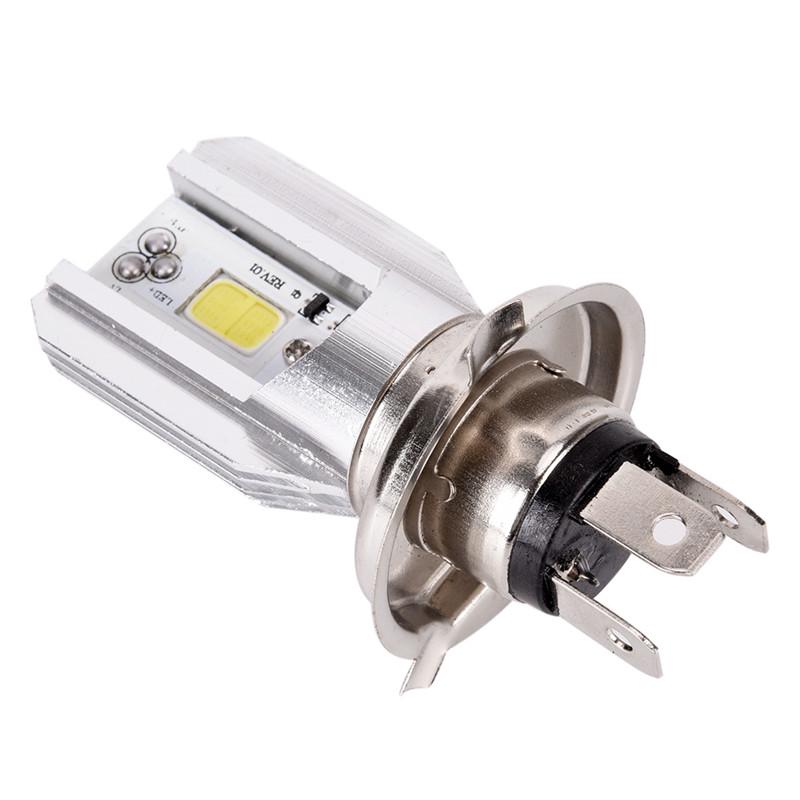 Super Bright.Headlight Bulb Led Motorcycle 1X H4 Ba20D Dc 12V
