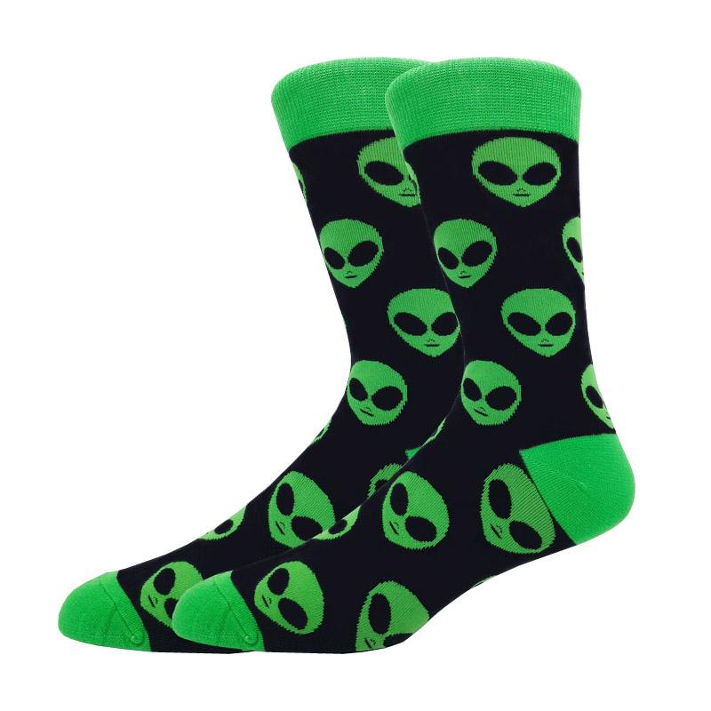 Мужская мода осень-зима носки для скейтборда Happy Creative пингвин дельфин акула коала носки новинка команда смешные мужские носки