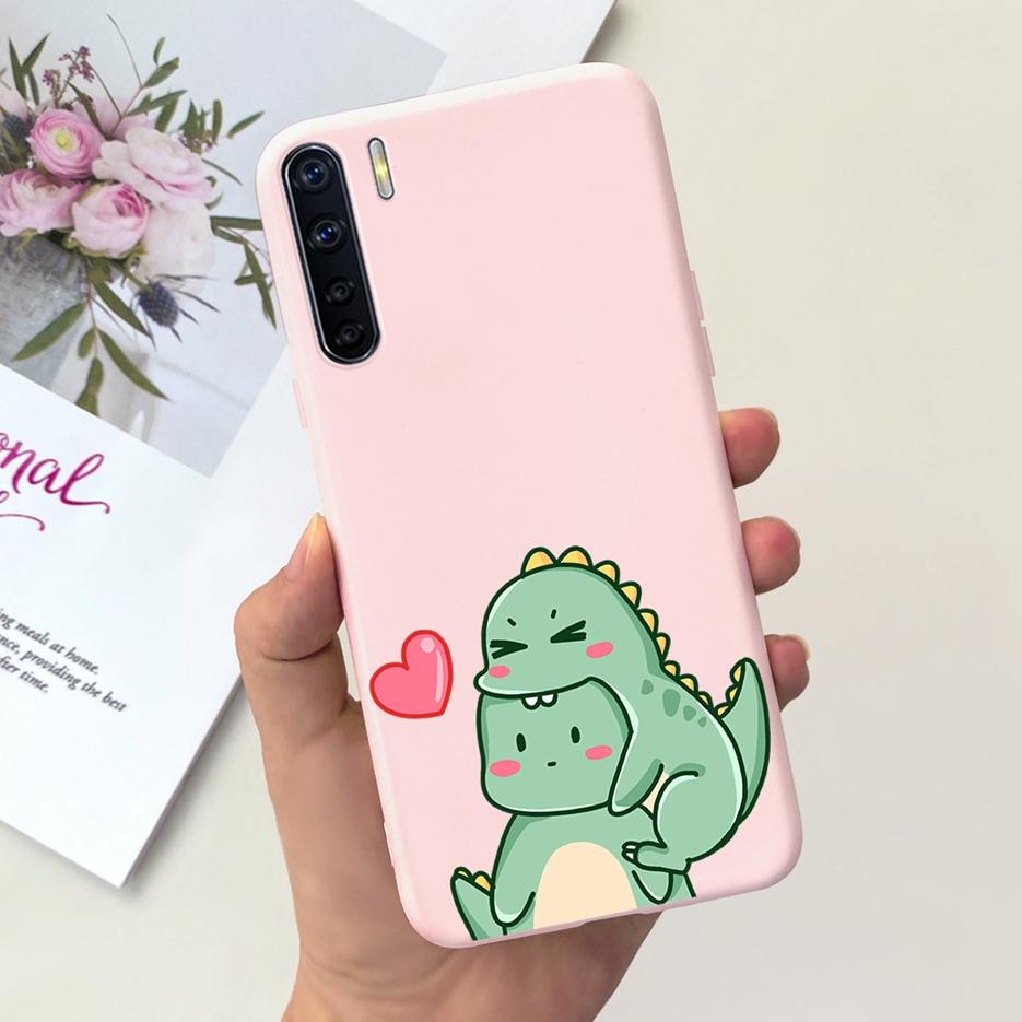 For Oppo A91 Case Oppo Reno3 CPH2043 Cute Astronauts Cartoon Cover Soft TPU Phone Case For Oppo F15 Reno 3 OppoA91 Fundas Bumper