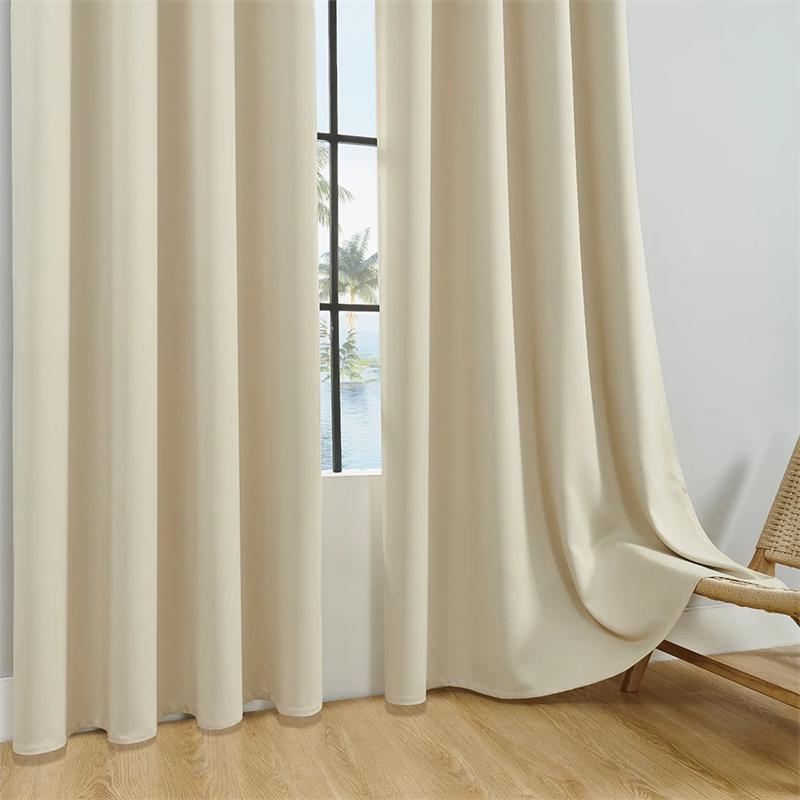 1шт затемняющие шторы теплоизоляционные светофильтрующие шторы с люверсами сверху гостиная спальня шторы панели шторы
