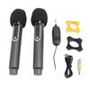 Wireless Microphones Bluetooth Dual Handheld Cordless Dynamic Mic System with Receiver for Karaoke S