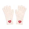 Macni LOVE M ВЯЗАНЫЕ ПЕРЧАТКИ ЦВЕТ СЛОНОВОЙ КОСТИ