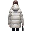 Danmo Parkas Women Winter Down Cotton Jacket Coat Ladies Long Hooded Outwear Parka Thick Cotton Padded Female Overcoat Tops
