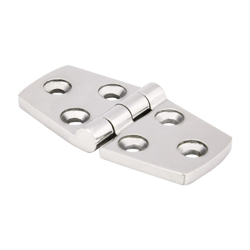 76 * 38mm/102*38mm Marine Boat Cabin Door 316 Stainless Steel Flush Door Hinge Marine Lids