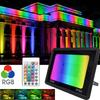 RGB Светодиодный Прожектор Отражатель Наружное Освещение 220В 50Вт 100Вт IP66 Водонепроницаемый Прожектор Ландшафтные Садовые Фонтанные Декоративные Светильники
