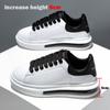 Модная брендовая обувь для пар, мужская, весна 2024, новая повседневная обувь, универсальная, толстая подошва, увеличенная на 5 см высота, спортивная обувь