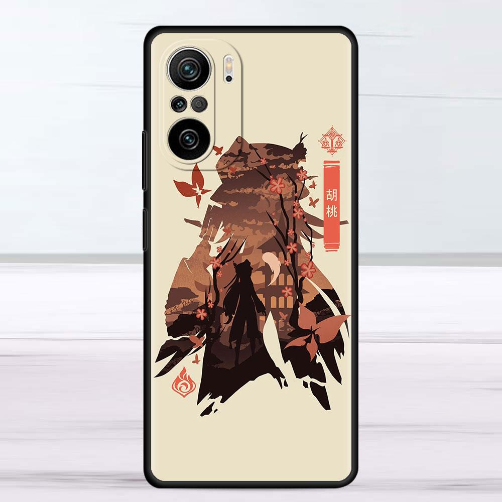 Милый чехол с рисунком аниме Genshin Impact для Xiaomi Redmi Note 11 10 9S 9 K40 Pro 7 8 9A 9C 8T 9T 10C 10Pro, силиконовый чехол для телефона
