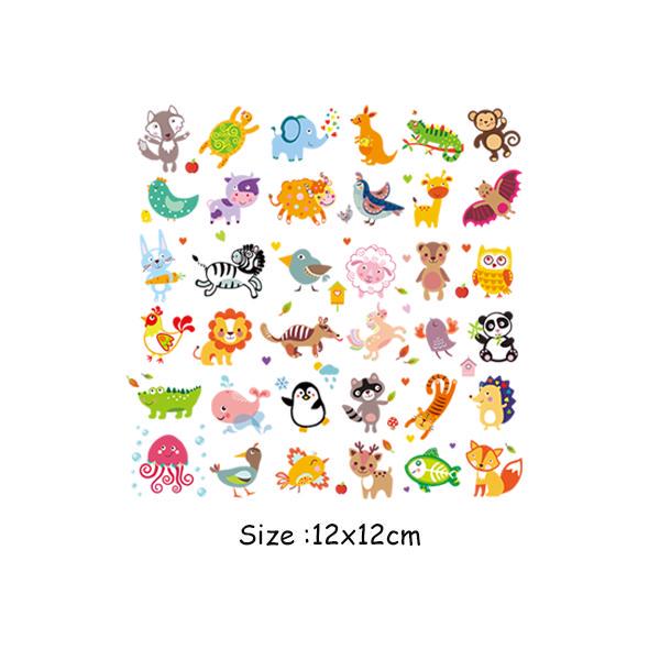 Мини-размер DIY нашивки термонаклейки нашивки для детской одежды наклейки уровня A можно стирать