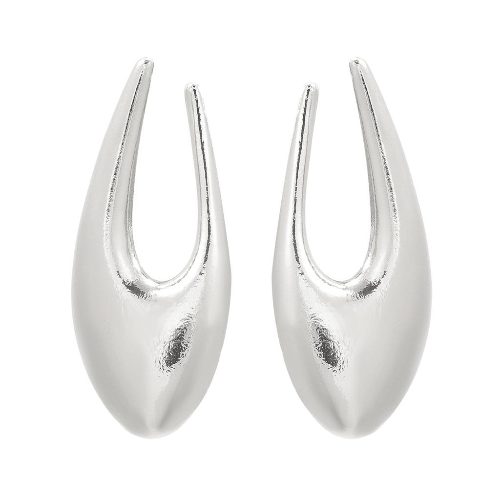 Spring New Alloy Earrings Women's Earrings Minimalist Geometric Metal High End Jewelry Accessories