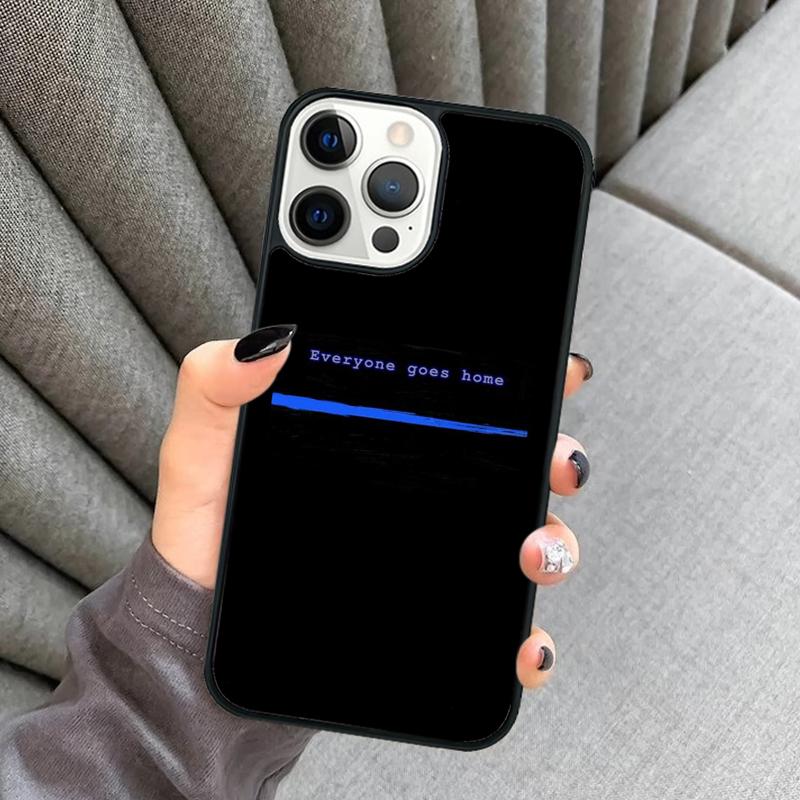 Police Thin Blue Line American Flag Phone Case For iPhone 17 Air 16 16e 15 13 14 Pro Max 11 12 Plus 2022 MAX Cover