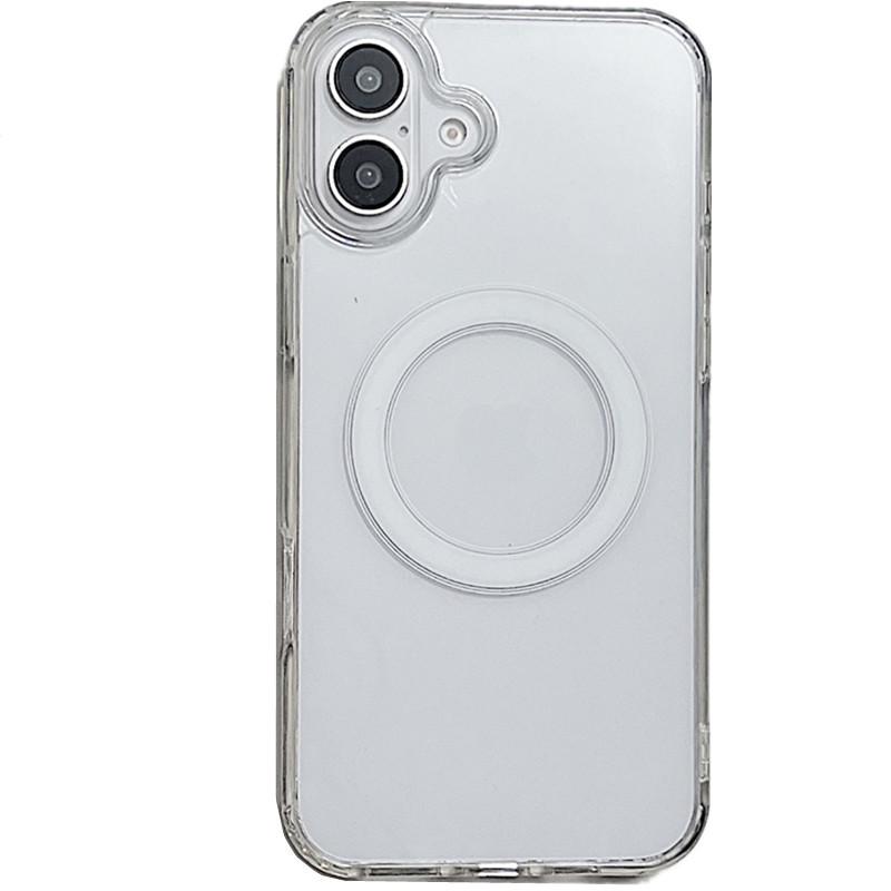 Магнитный прозрачный акриловый чехол для iPhone 17 Pro Max