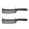 2Pcs Curved Barber Comb Adjustable Professional Positioning Comb Hair Cutting Styling Tool