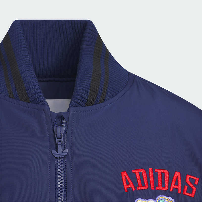 adidas Утепленная куртка Originals Темно-синяя для подростков JM5858