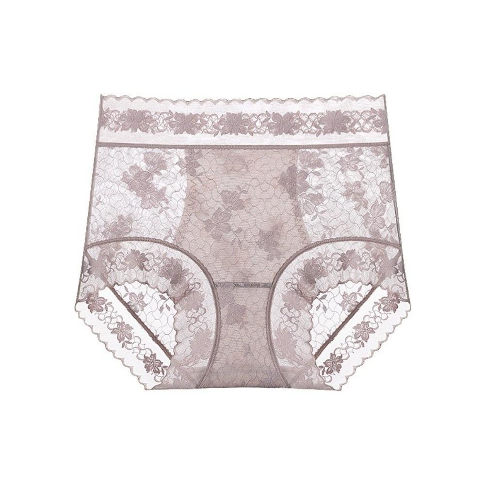 High Waist Lace Slimming Shapers Transparent Women Underwear Postpartum Body Shaper Female