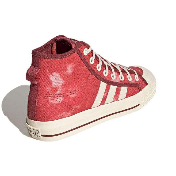 Adidas Nizza Hi RF Bleached - Crew Red Wonder белые мужские кроссовки GX4585